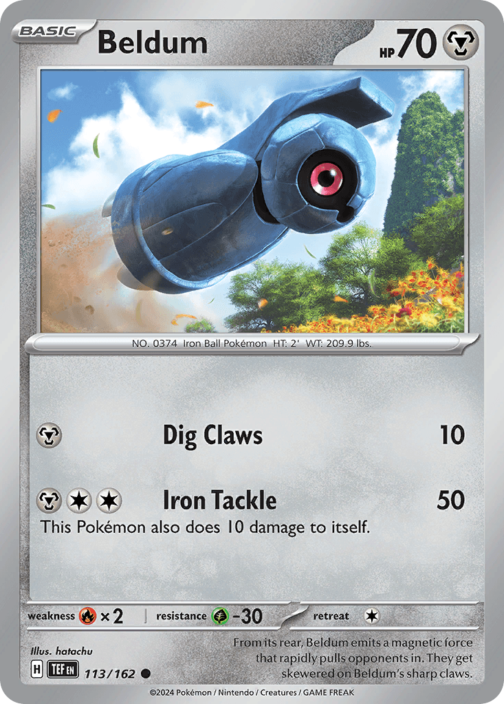Beldum, carta 113 de Temporal Forces