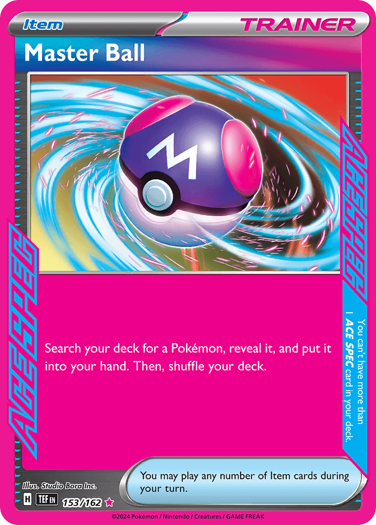 Master Ball, carta 153 de Temporal Forces