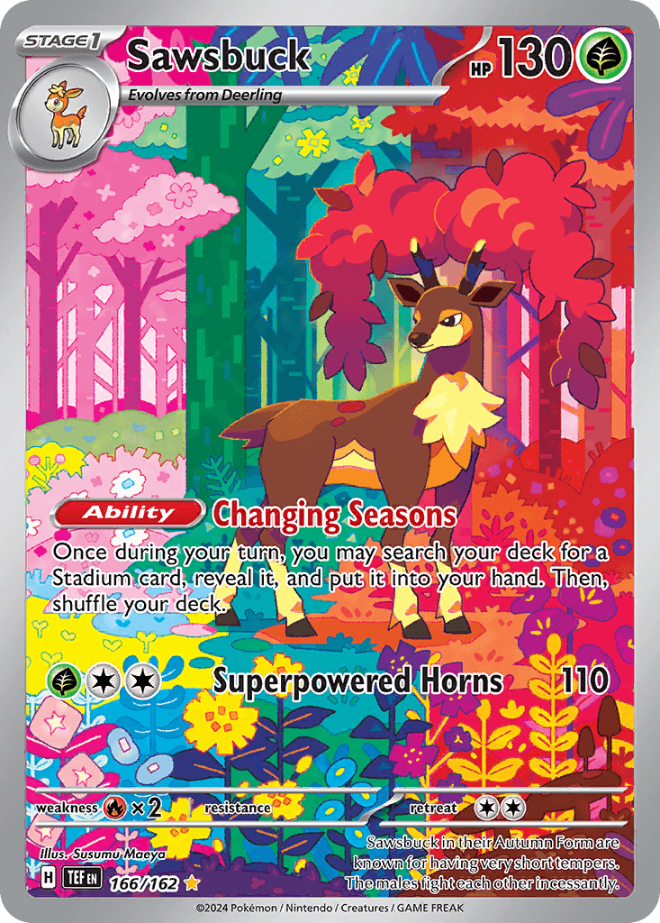 Sawsbuck, carta 166 de Temporal Forces