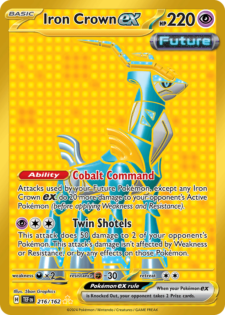 Iron Crown ex, carta 216 de Temporal Forces