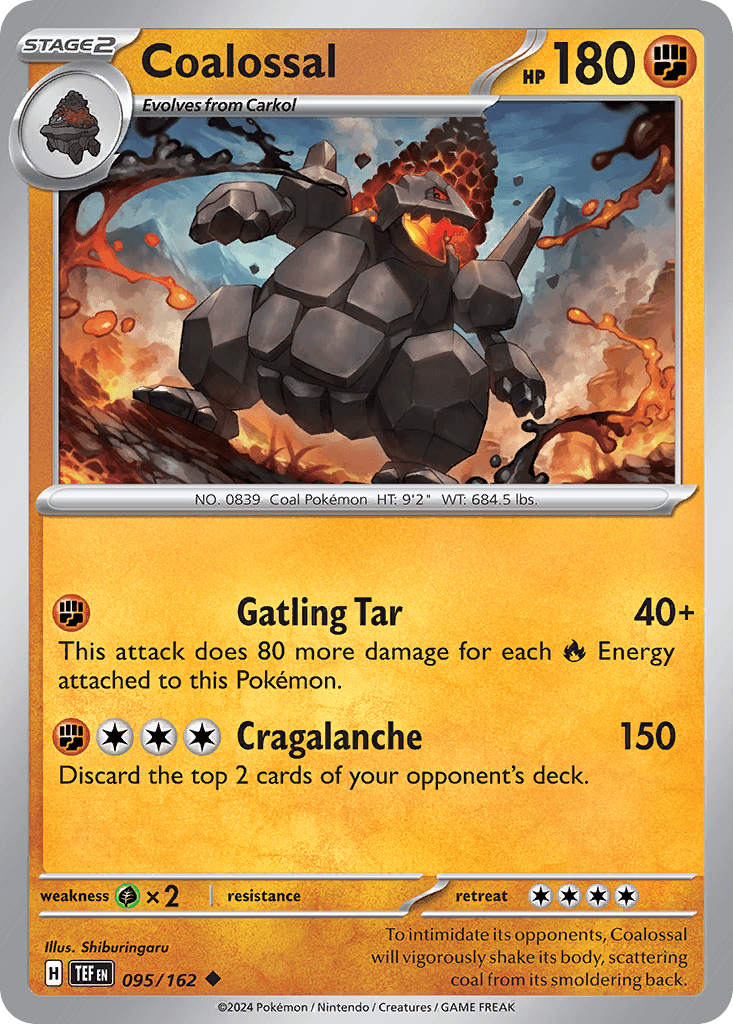 Coalossal, carta 095 de Temporal Forces
