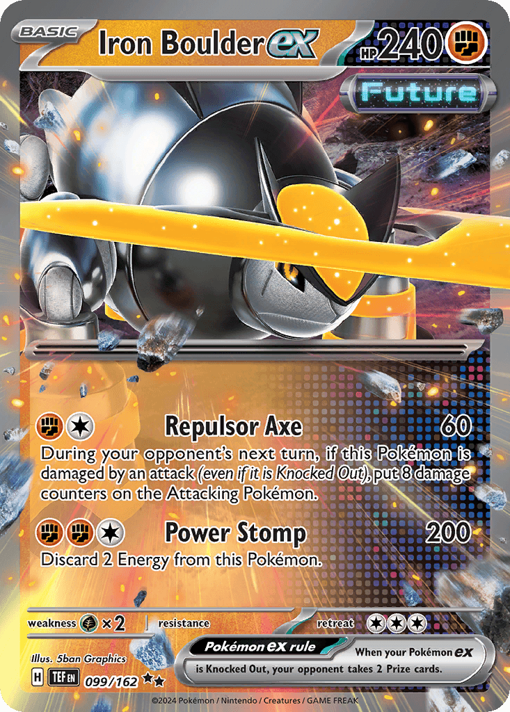Iron Boulder ex, carta 099 de Temporal Forces