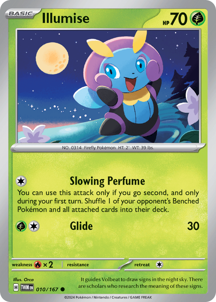 Illumise, carta 010 de Twilight Masquerade