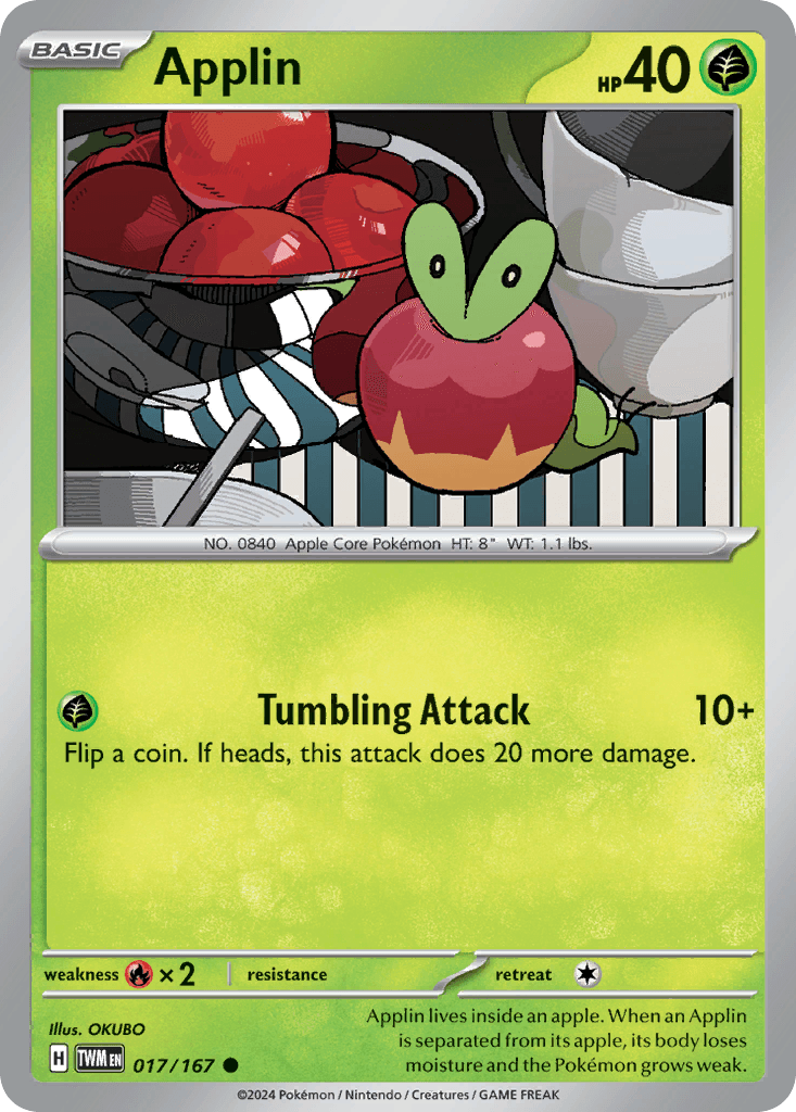 Applin, carta 017 de Twilight Masquerade