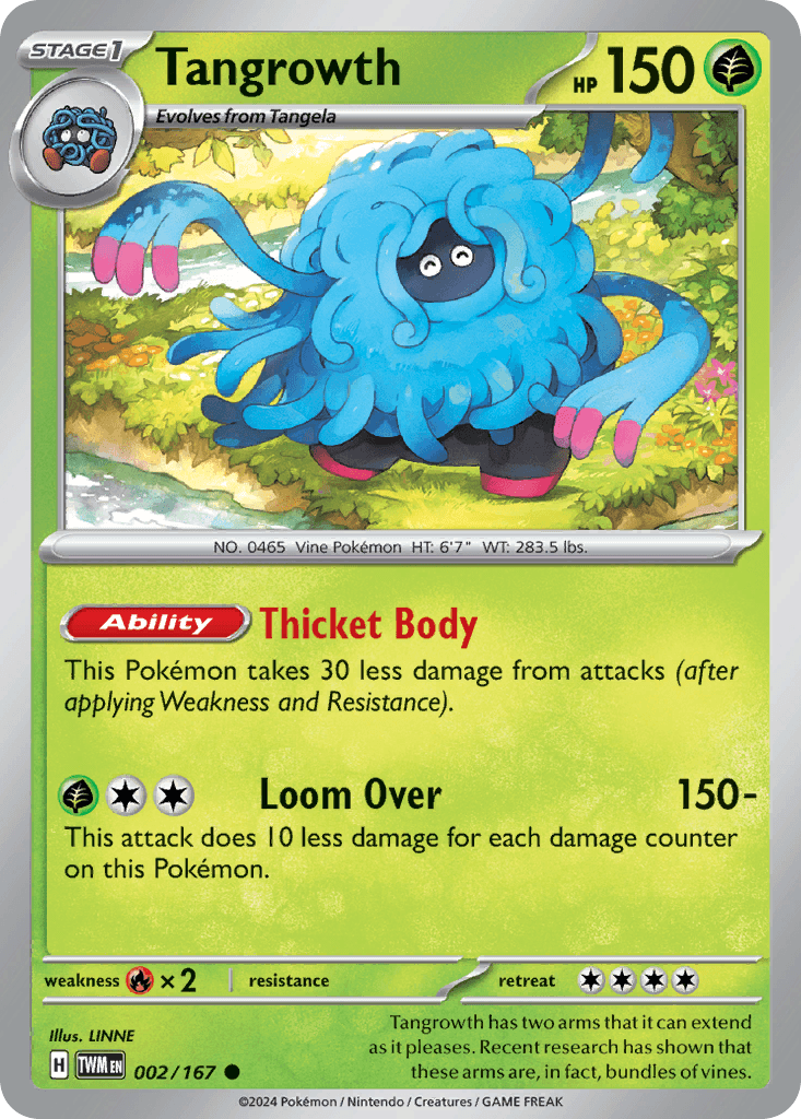 Tangrowth, carta 002 de Twilight Masquerade