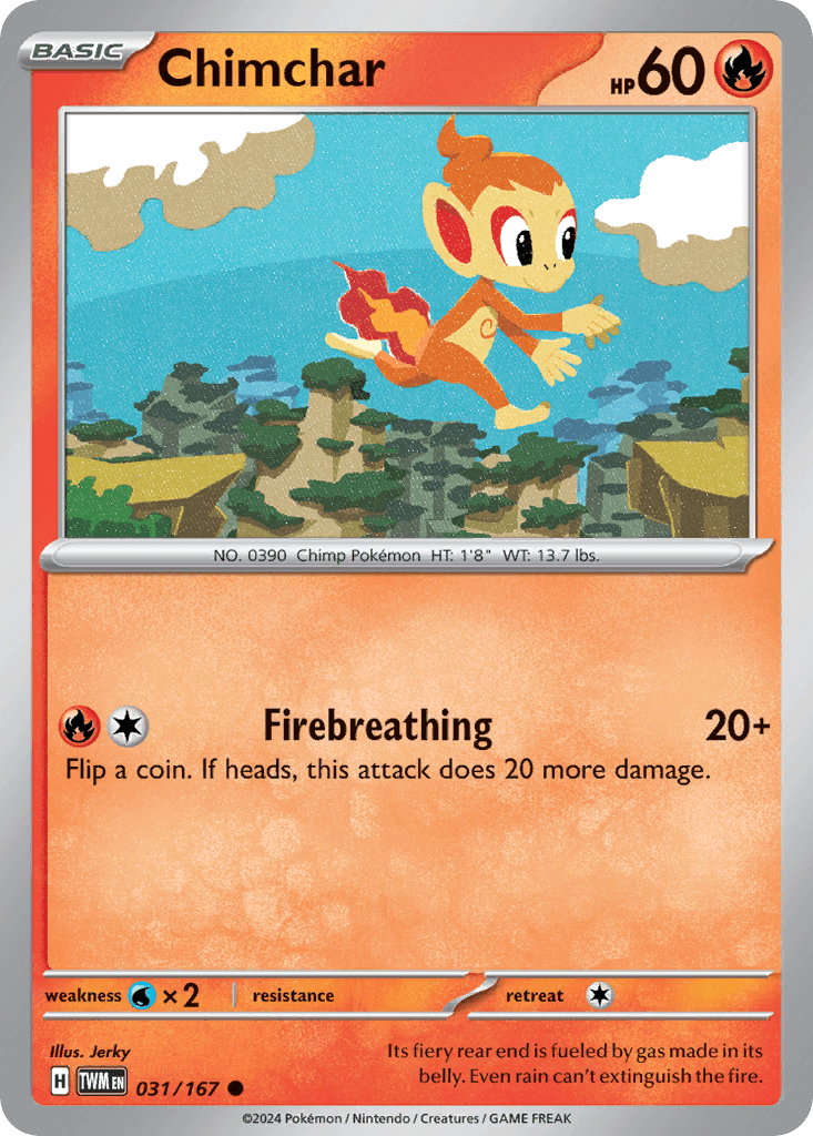 Chimchar, carta 031 de Twilight Masquerade