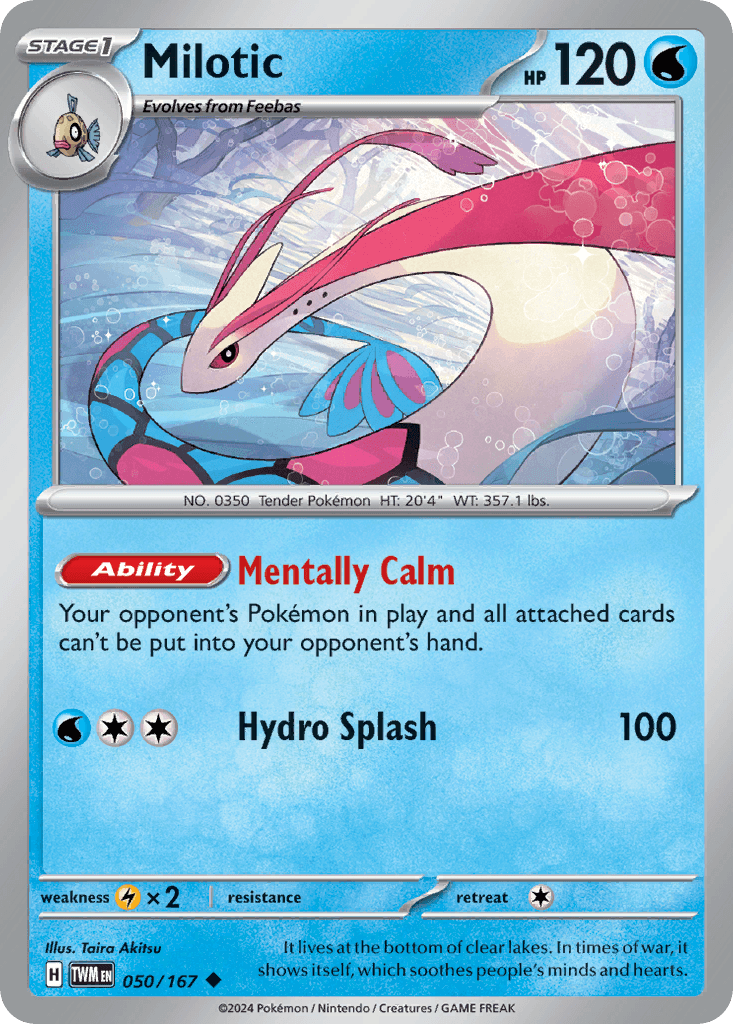 Milotic, carta 050 de Twilight Masquerade