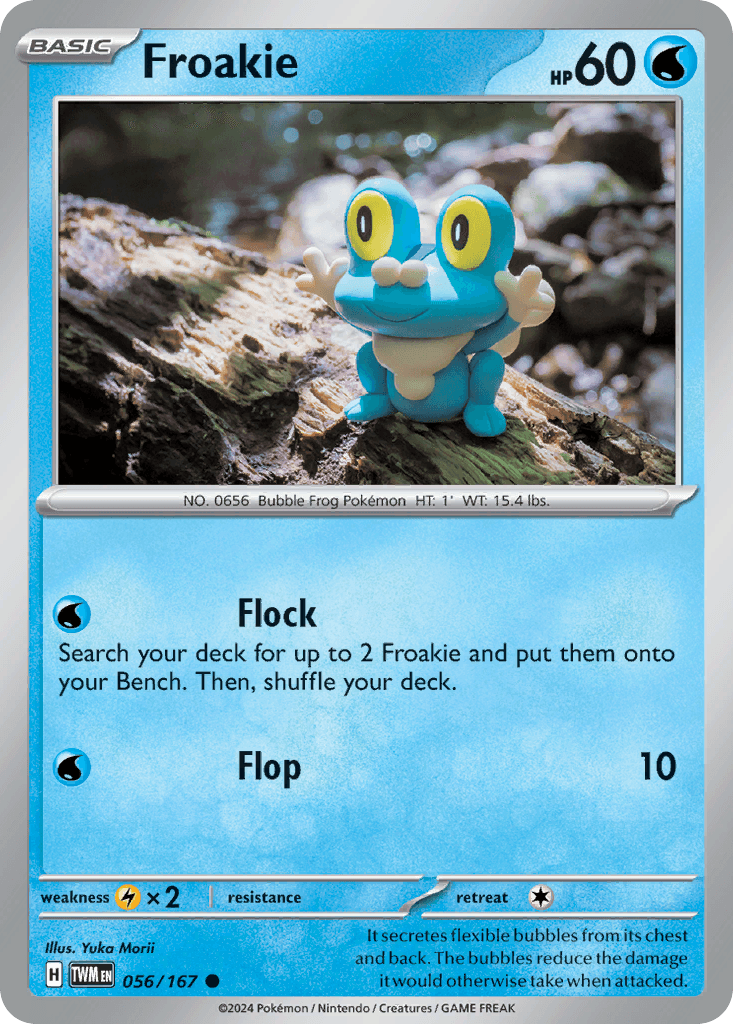 Froakie, carta 056 de Twilight Masquerade