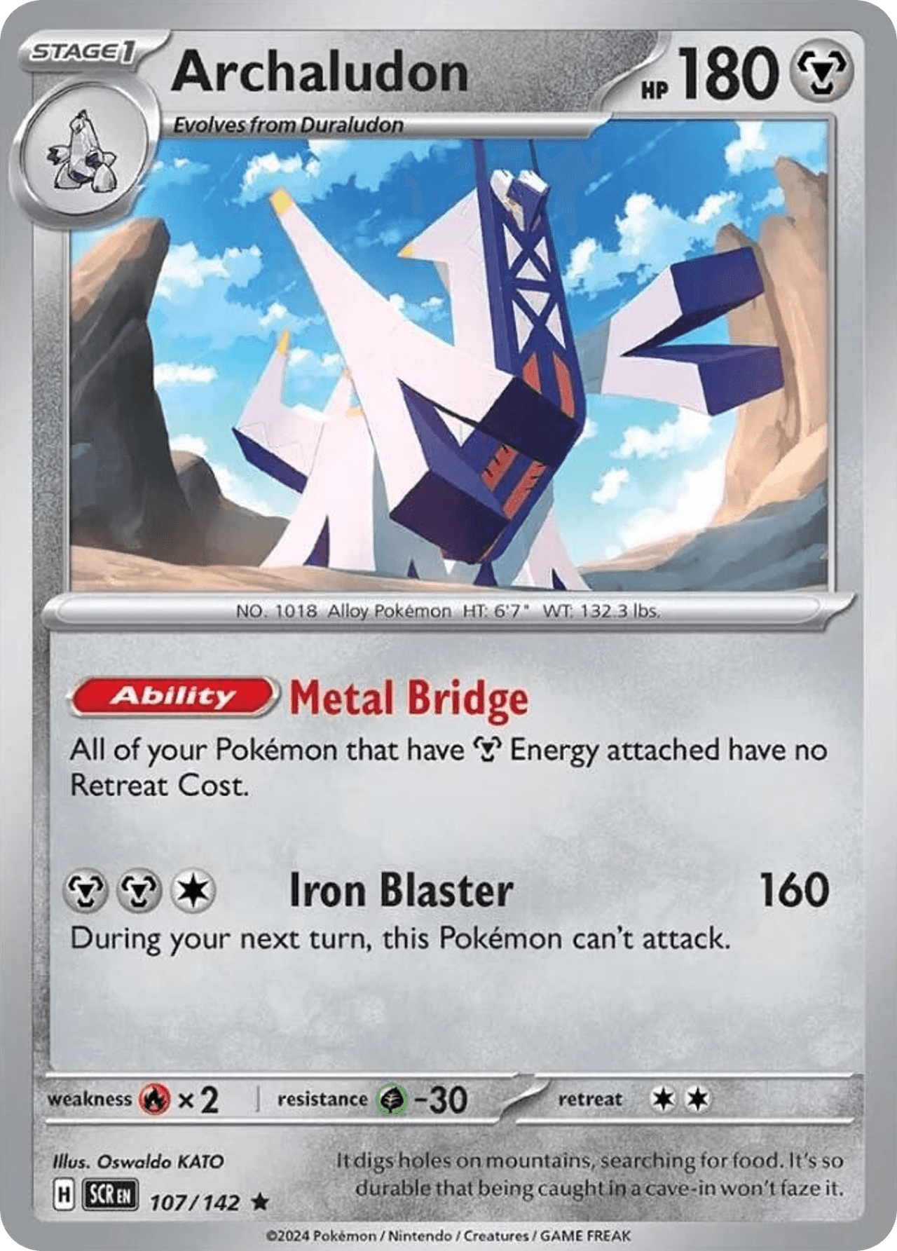 Archaludon, carta 107 de Stellar Crown