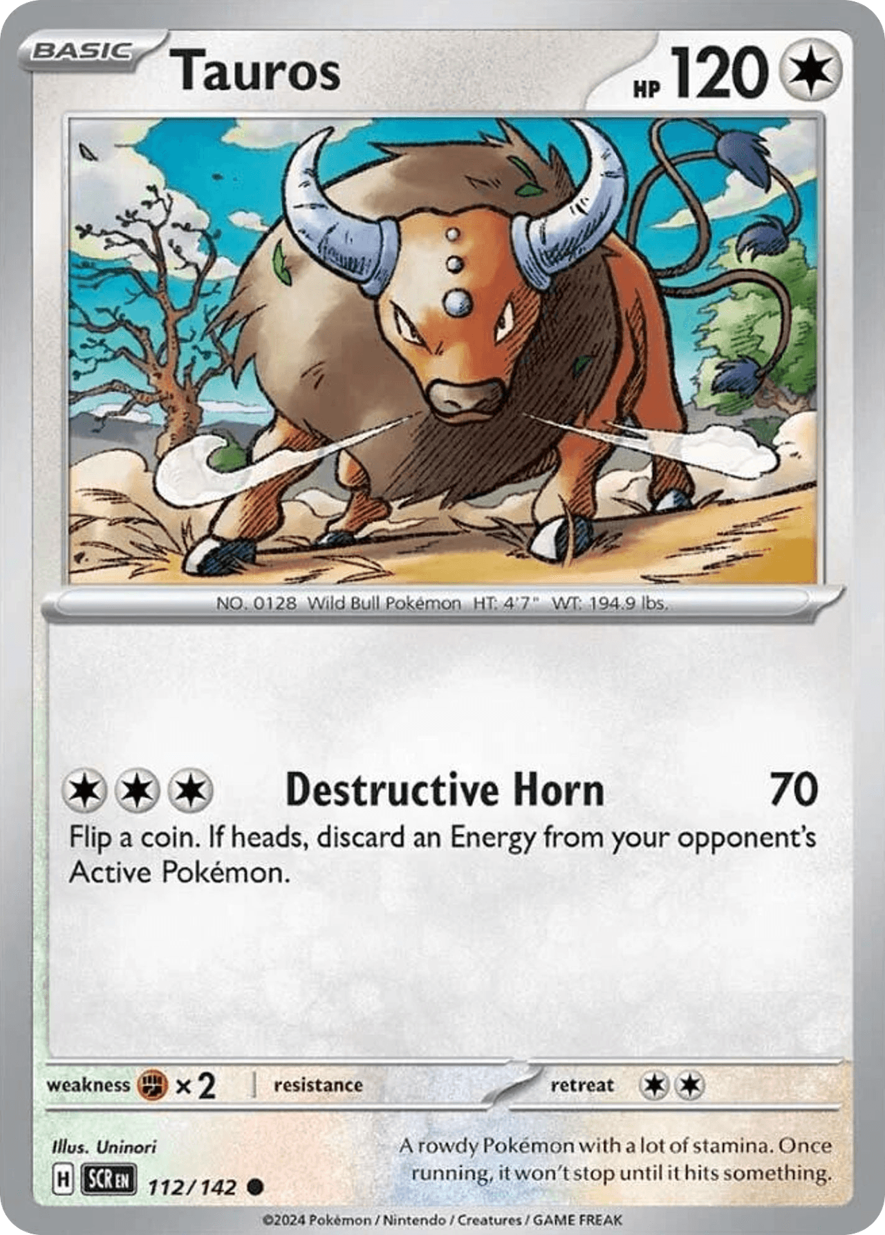 Tauros, carta 112 de Stellar Crown