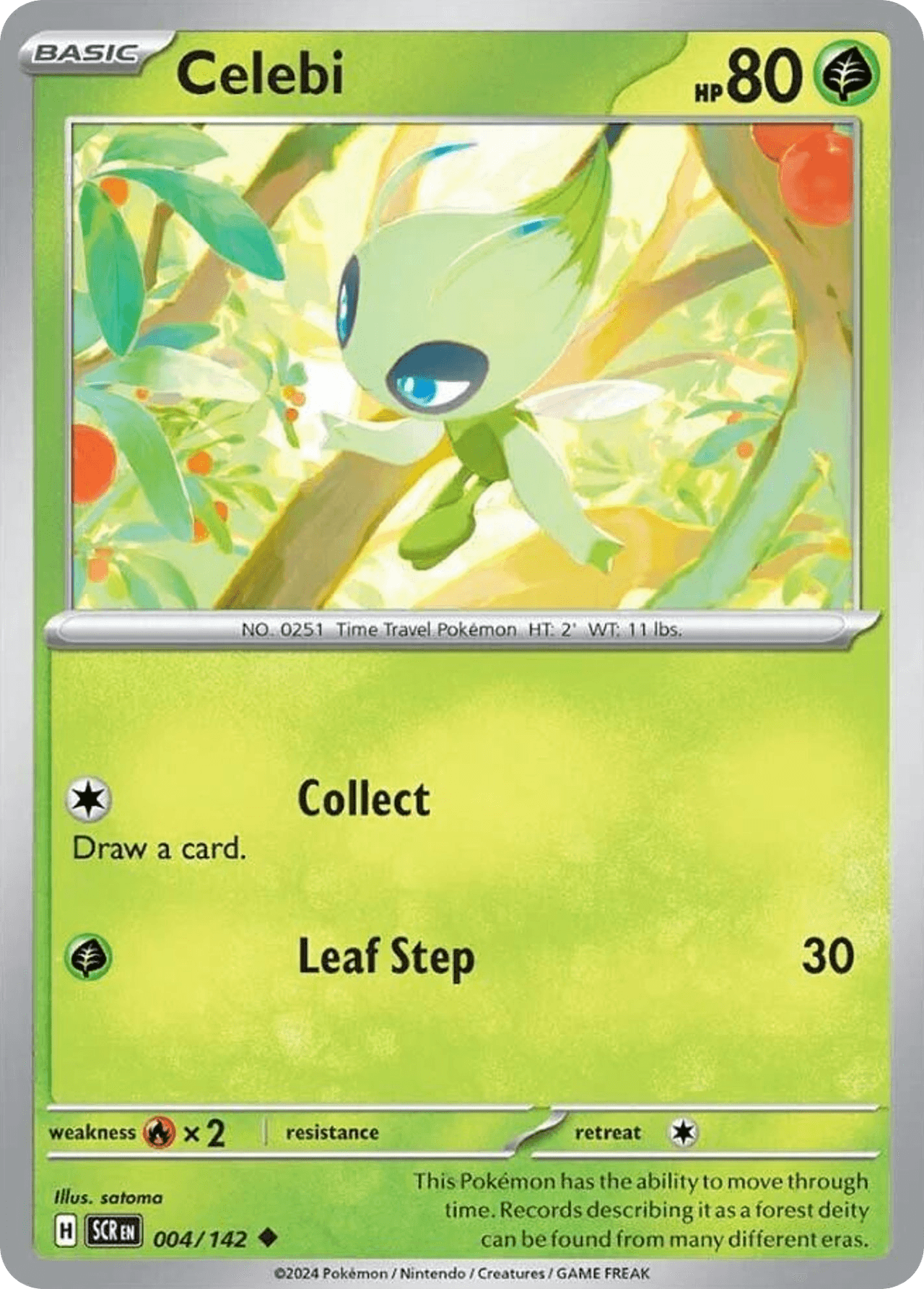 Celebi, carta 004 de Stellar Crown