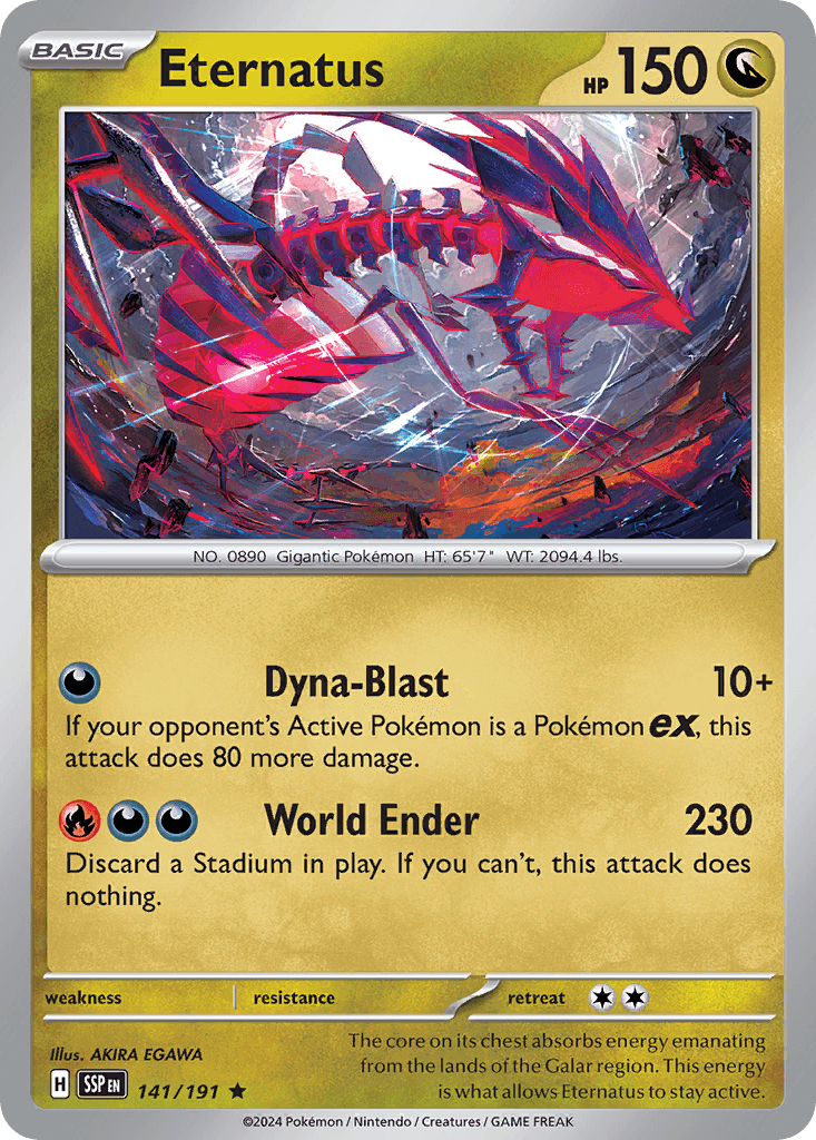 Eternatus, carta 141 de Surging Sparks