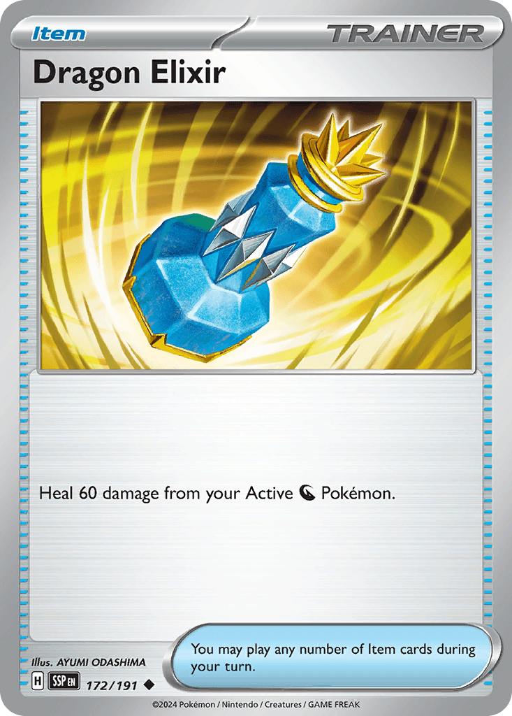 Dragon Elixir, carta 172 de Surging Sparks