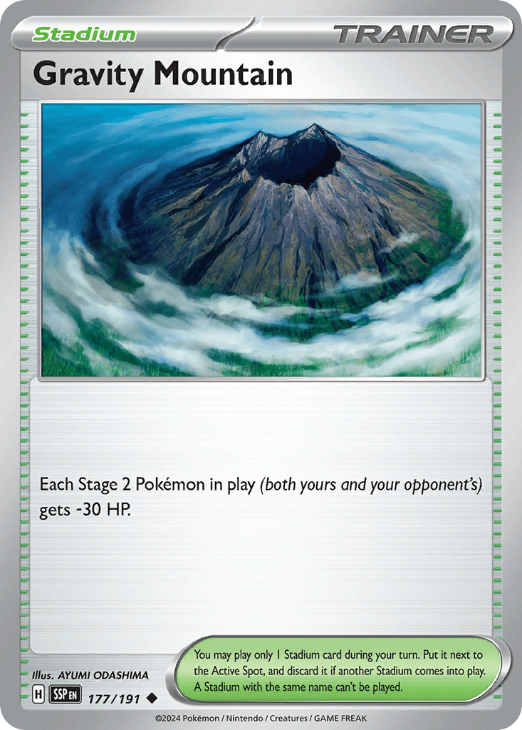 Gravity Mountain, carta 177 de Surging Sparks