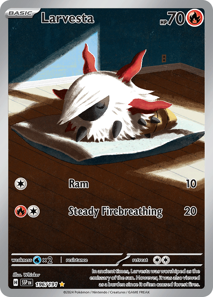 Larvesta, carta 196 de Surging Sparks