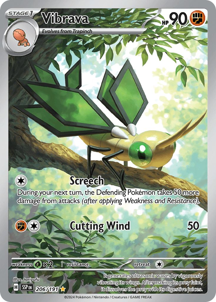 Vibrava, carta 206 de Surging Sparks
