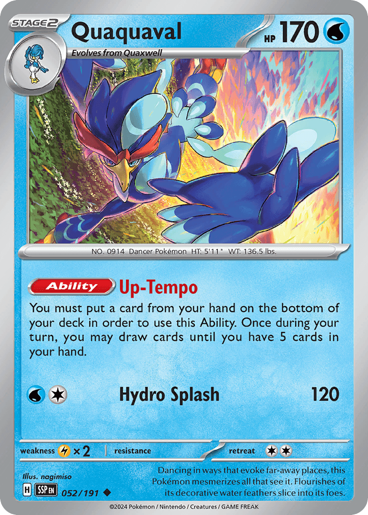 Quaquaval, carta 052 de Surging Sparks