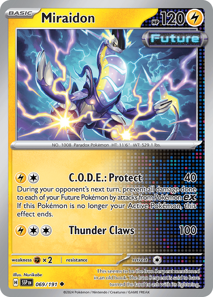 Miraidon, carta 069 de Surging Sparks