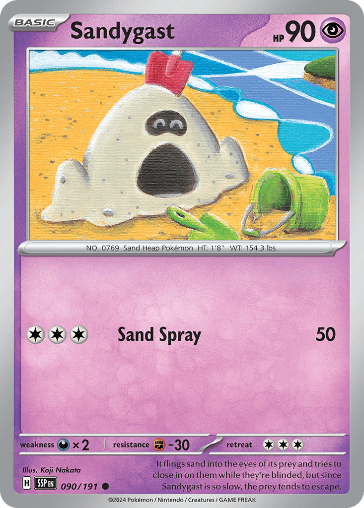Sandygast, carta 090 de Surging Sparks