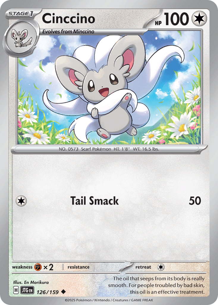 Cinccino, carta 126 de Journey Together