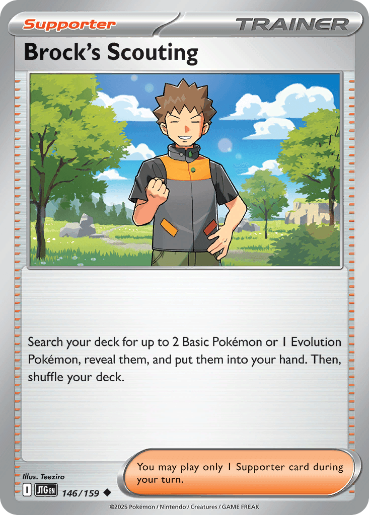 Brock's Scouting, carta 146 de Journey Together