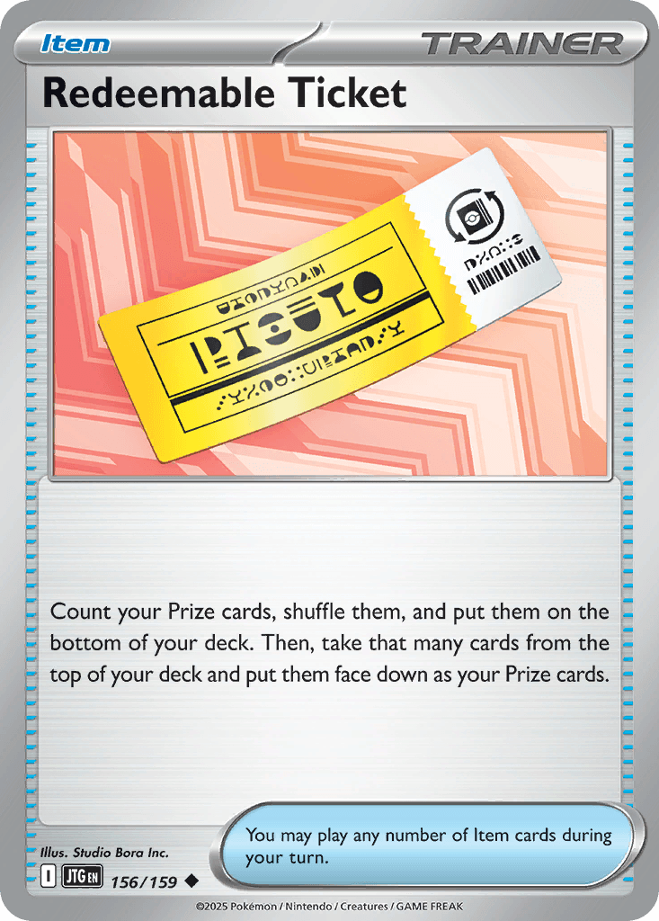 Redeemable Ticket, carta 156 de Journey Together