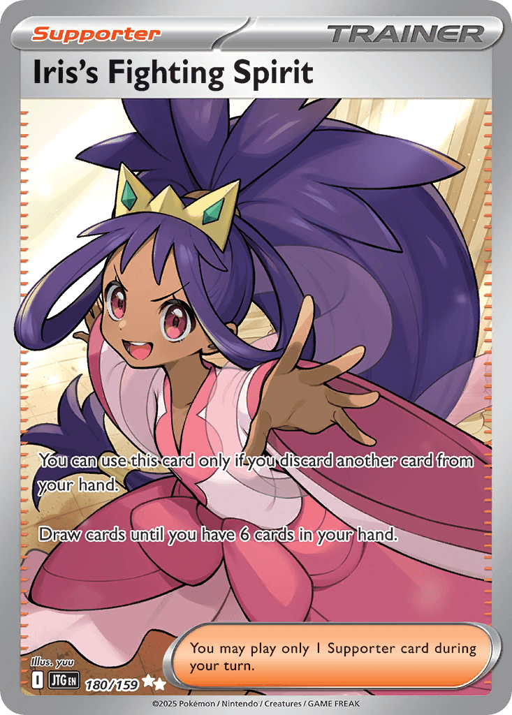 Iris's Fighting Spirit, carta 180 de Journey Together