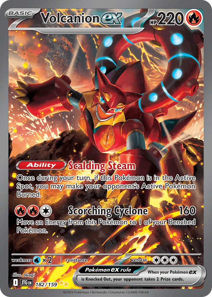 Volcanion ex, carta 182 de Journey Together
