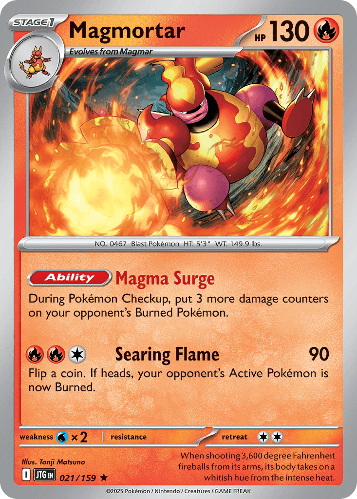 Magmortar, carta 021 de Journey Together