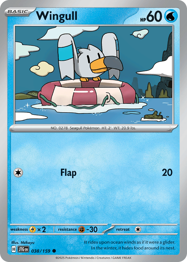 Wingull, carta 038 de Journey Together