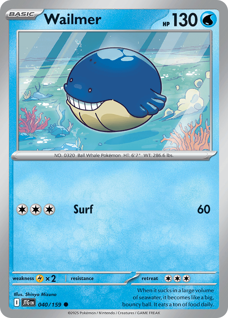 Wailmer, carta 040 de Journey Together