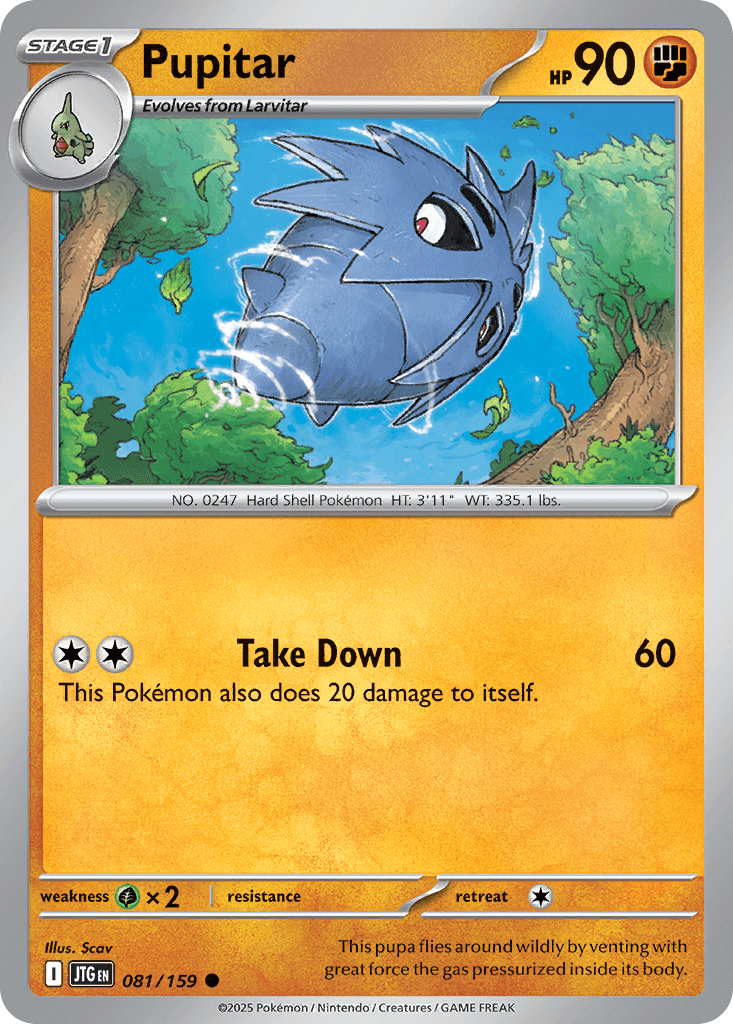 Pupitar, carta 081 de Journey Together