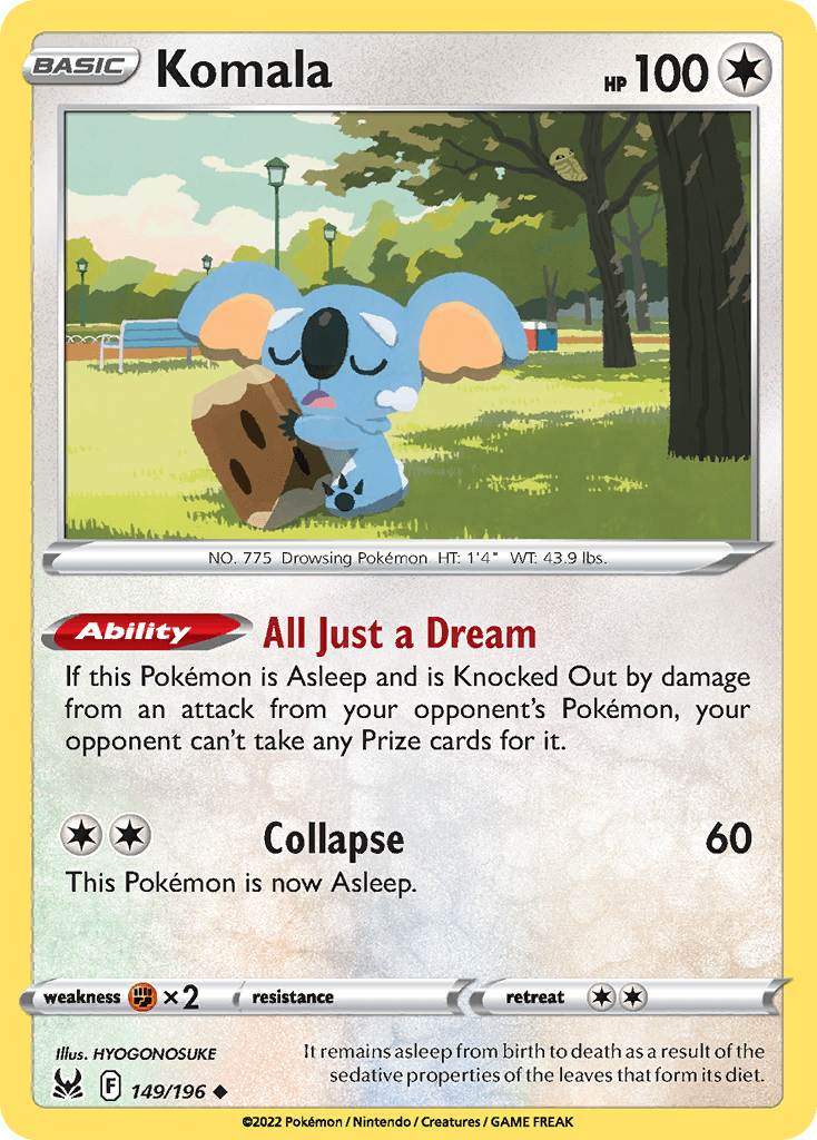 Komala, carta 149 de Lost Origin