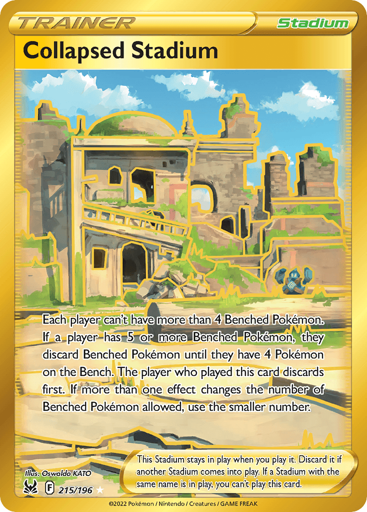Collapsed Stadium, carta 215 de Lost Origin