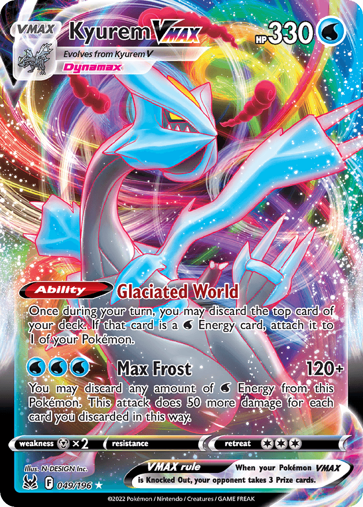 Kyurem VMAX, carta 049 de Lost Origin