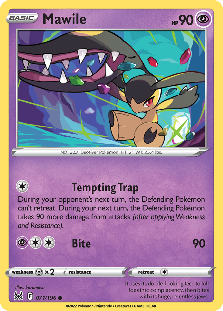 Mawile, carta 071 de Lost Origin