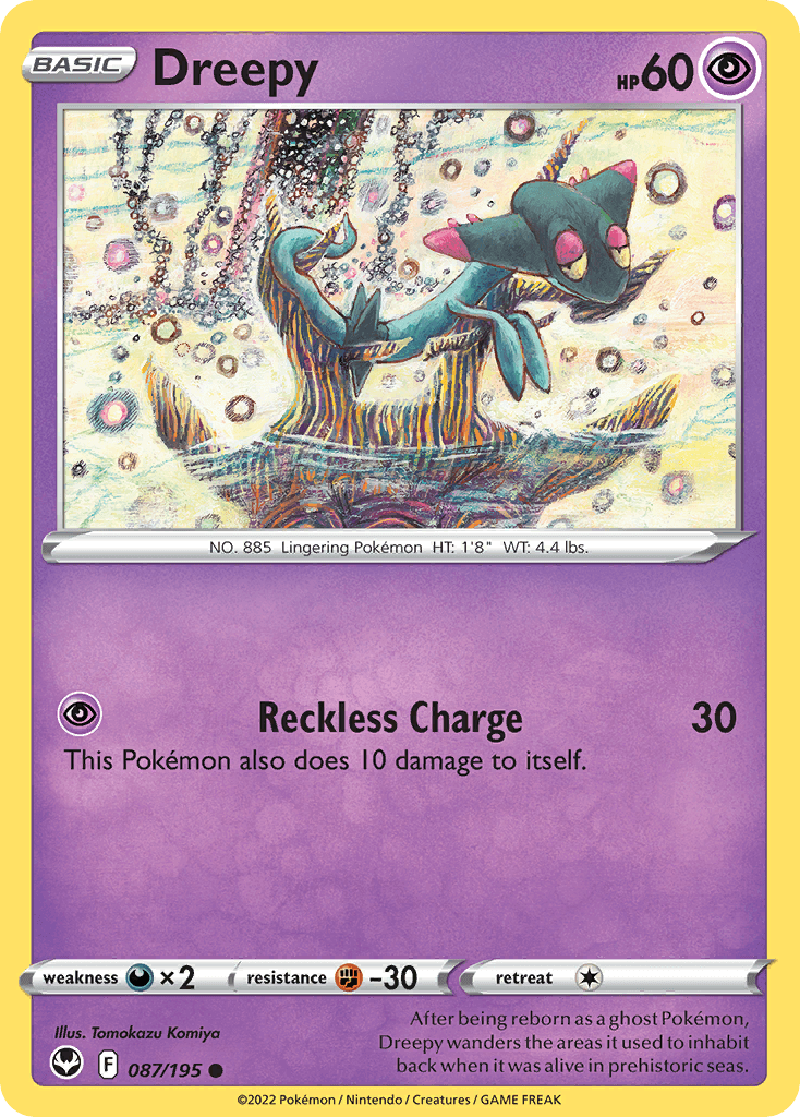Dreepy, carta 087 de Silver Tempest