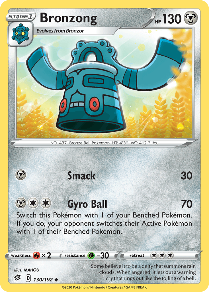 Bronzong, carta 130 de Rebel Clash