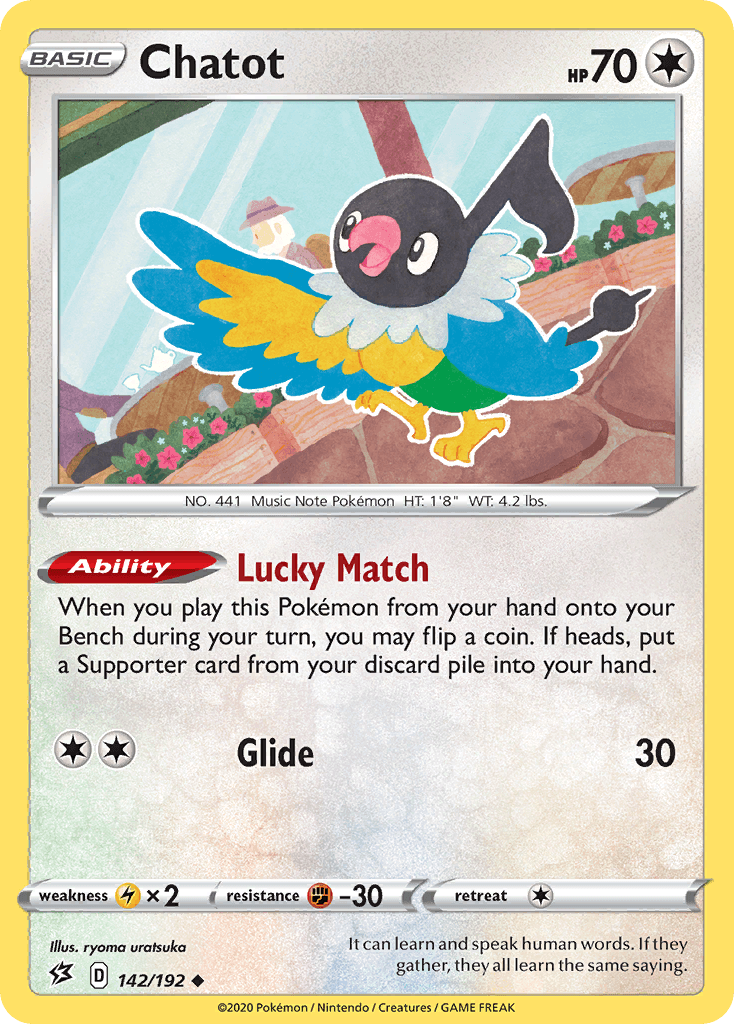 Chatot, carta 142 de Rebel Clash