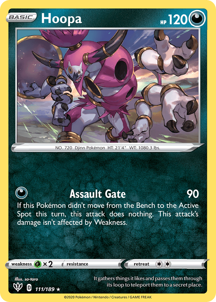 Hoopa, carta 111 de Darkness Ablaze