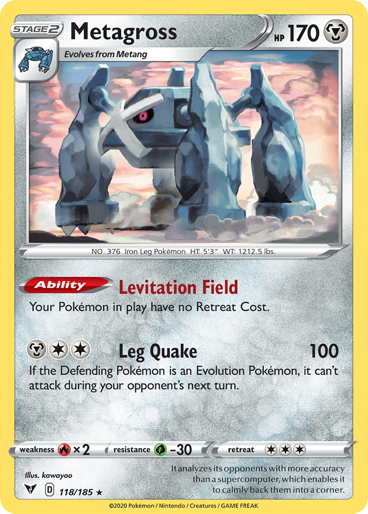 Metagross, carta 118 de Vivid Voltage