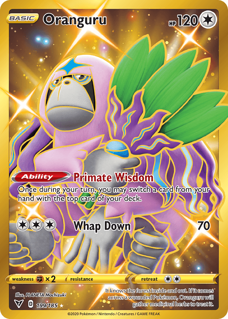Oranguru, carta 199 de Vivid Voltage