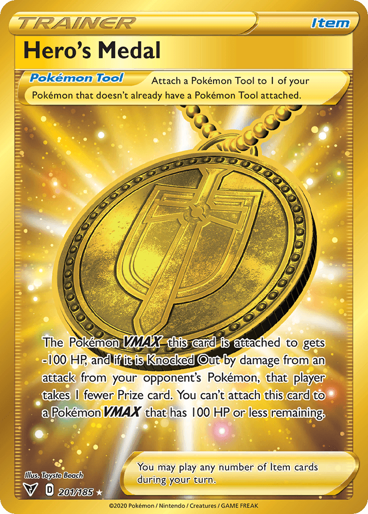 Hero's Medal, carta 201 de Vivid Voltage