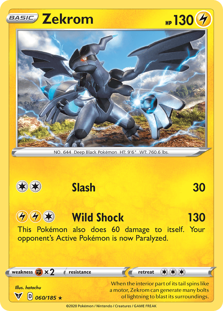 Zekrom, carta 60 de Vivid Voltage