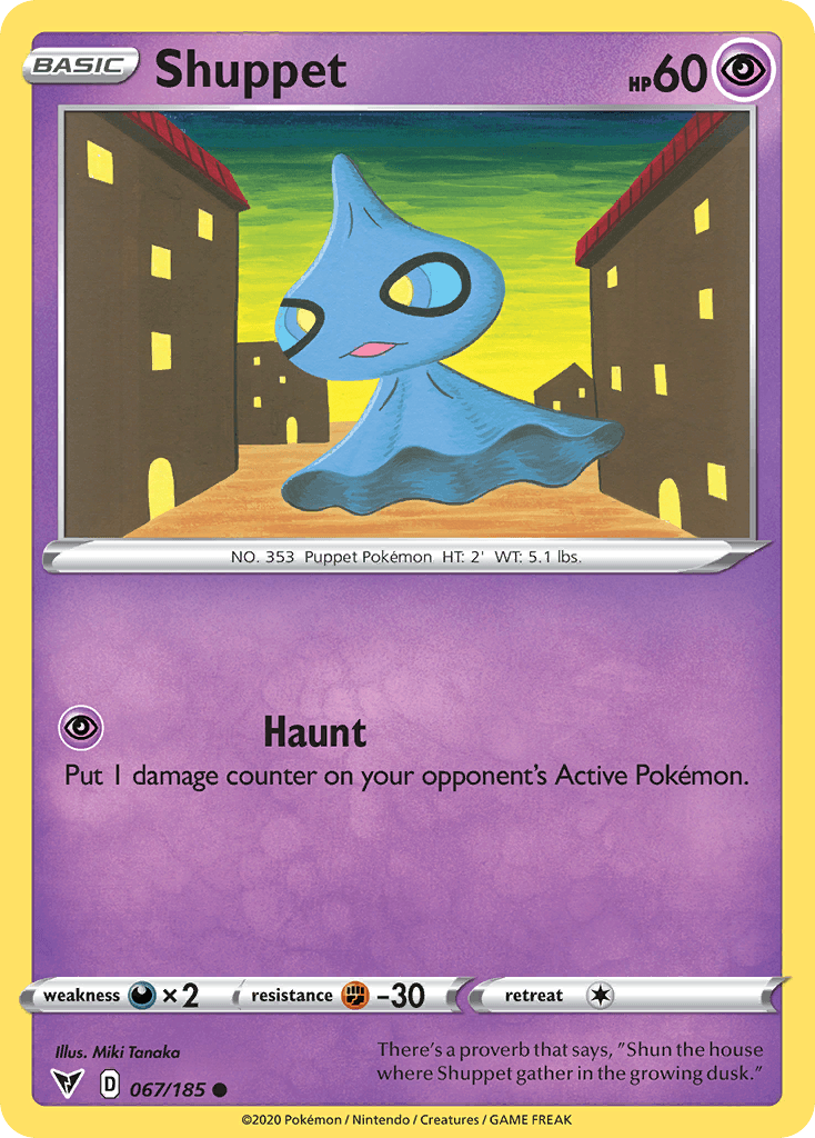 Shuppet, carta 67 de Vivid Voltage