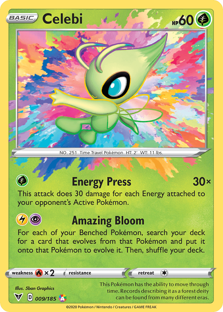 Celebi, carta 9 de Vivid Voltage