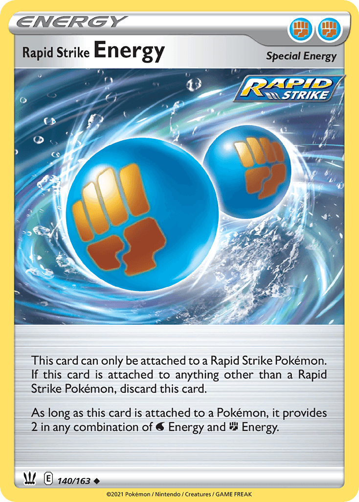 Rapid Strike Energy, carta 140 de Battle Styles