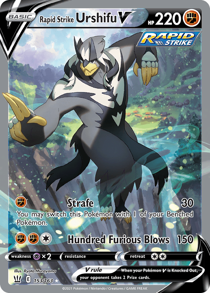 Rapid Strike Urshifu V, carta 153 de Battle Styles