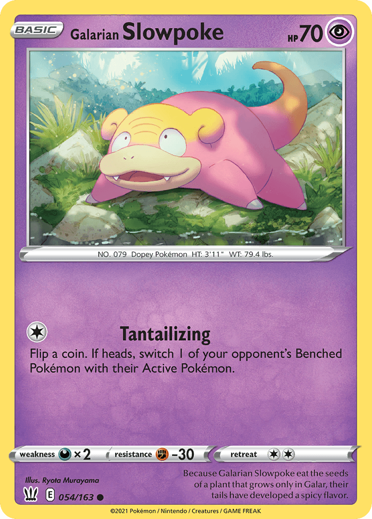 Galarian Slowpoke, carta 54 de Battle Styles