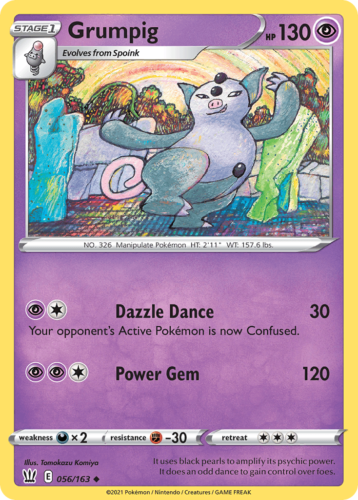 Grumpig, carta 56 de Battle Styles